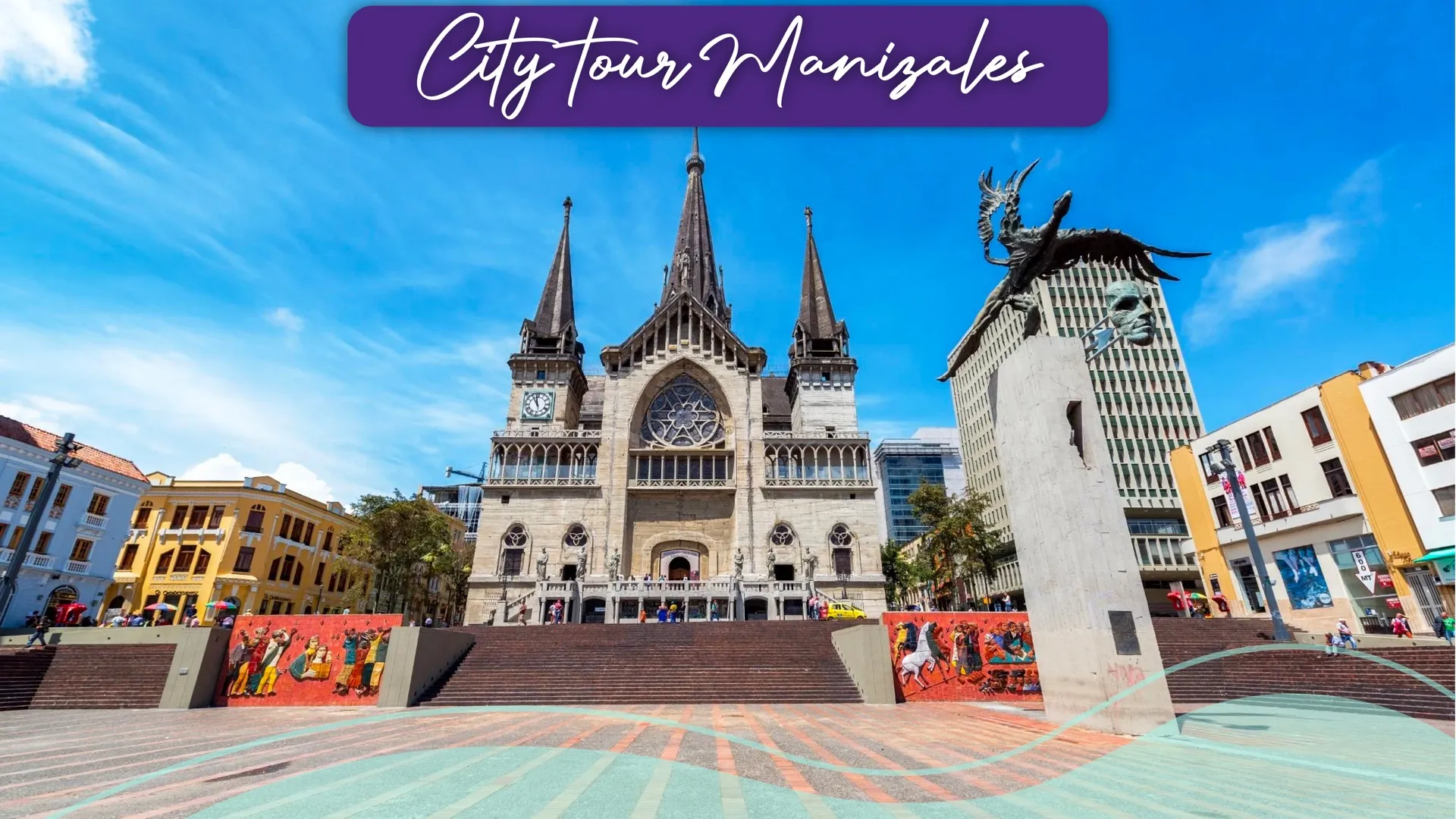 Discover Manizales, the capital of open doors. A tour that mixes culture, history and dream landscapes. From its imposing Cathedral Basilica to the viewpoints that hug the horizon, every corner tells a story. Walk through its colorful streets, breathe its fresh air and let yourself be captivated by its mountainous warmth.