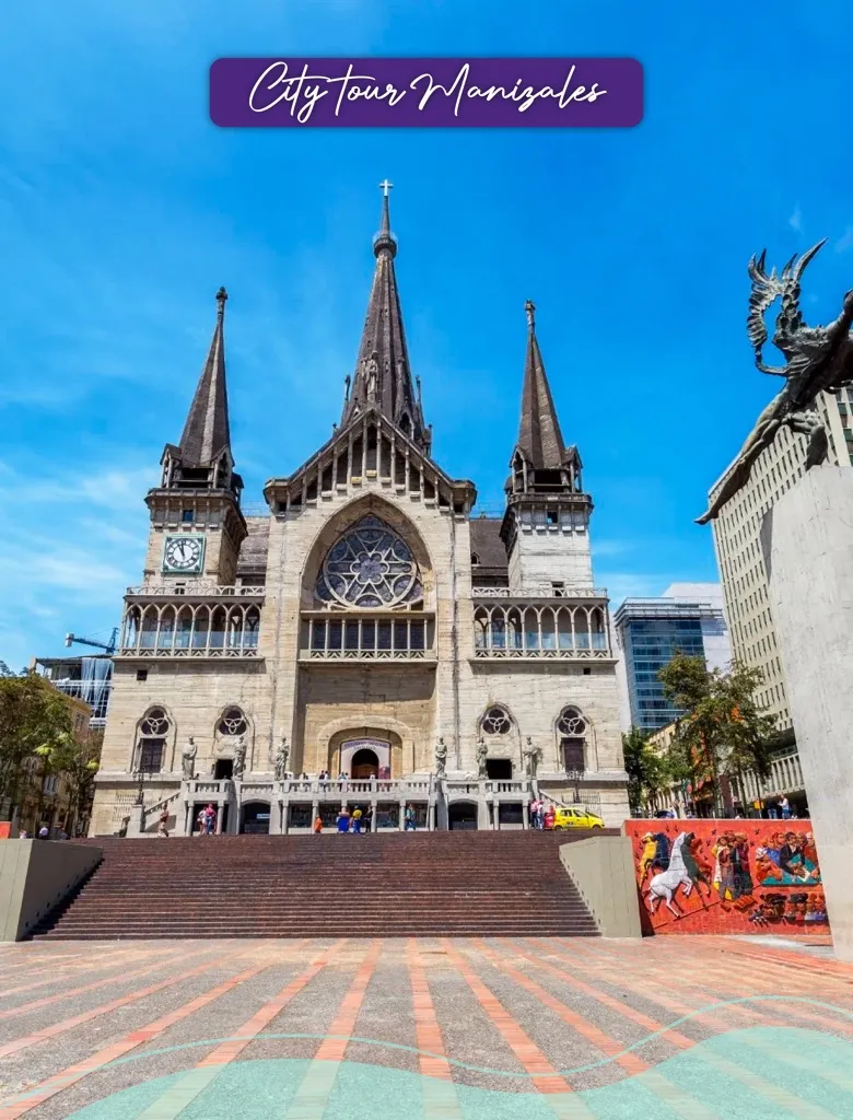 Discover Manizales, the capital of open doors. A tour that mixes culture, history and dream landscapes. From its imposing Cathedral Basilica to the viewpoints that hug the horizon, every corner tells a story. Walk through its colorful streets, breathe its fresh air and let yourself be captivated by its mountainous warmth.